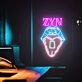 Brighten Up Your Bar, Lounge, or Bedroom with the Edgy Charm of Zyn Lips Neon Sign Tongue Marijuana Neon Sign Joint Wall Art.