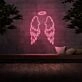 Big Angel Wings &amp; Halo Neon Sign