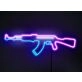 Brighten Up Your Boy's Room, Game Nights, and Man Cave with the Ak47 Light Sign Rifle Neon Sign.