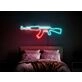 Brighten Up Your Boy's Room, Game Nights, and Man Cave with the Ak47 Light Sign Rifle Neon Sign.