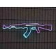 Brighten Up Your Boy's Room, Game Nights, and Man Cave with the Ak47 Light Sign Rifle Neon Sign.