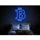 Brighten Up Your Home, Office, or Store with the Vibrant Bitcoin Crypto Neon Sign Bitcoin Light Decor.