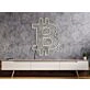 Brighten Up Your Home, Office, or Store with the Vibrant Bitcoin Crypto Neon Sign Bitcoin Light Decor.