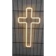 Brighten Your Spiritual Space: Cross Neon Sign Jesus Neon Christian Cross Wall Art Perfect for Home, Office, Worship Areas, and Special Celebrations.