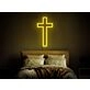 Brighten Your Spiritual Space: Cross Neon Sign Jesus Neon Christian Cross Wall Art Perfect for Home, Office, Worship Areas, and Special Celebrations.
