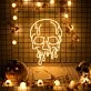 Elevate Your Space: Dripping Skull Neon Sign Wall Art for Home Decor, Office Ambiance, or Hauntingly Chic Bar and Party Settings