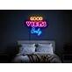 Brighten Your Space: Good Vibes Only Neon Sign - Ideal for Home Decor, Office Inspiration, and Elevating Celebrations at Bars or Weddings