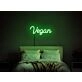 Brighten Your Dining Space, Office, or Storefront with the Versatile Vegan Neon Sign - Perfect for Cafes, Food Establishments, and Chic Home Decor Environments.
