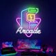 Revamp Your Entertainment Space: Arcade Game Room Party Light Neon Bar Sign - Perfect for Bars, Man Caves, and Birthday Celebrations
