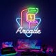 Revamp Your Entertainment Space: Arcade Game Room Party Light Neon Bar Sign - Perfect for Bars, Man Caves, and Birthday Celebrations