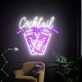 Brighten Up Your Celebrations and Cocktails with the Vibrant Cocktail Bar Led Neon Sign for Bar, Wedding, and Party Decor.