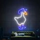 Add a Western Twist to Your Space: Cowboy Goose Led Sign Cowboy Duck Sign - Perfect for Home Decor, Office Ambiance, or Themed Events!