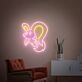 Brighten Your Space: Flying Elfilin Led Neon Sign - Perfect for Home Decor, Office Ambiance, and Storefronts.