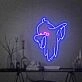 Brighten Your Halloween Party and Home with the Ghost Spooky Halloween LED Neon Sign - Perfect for Wall Art and Adding a Haunting Vibe to Bars and Events