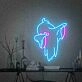 Brighten Your Halloween Party and Home with the Ghost Spooky Halloween LED Neon Sign - Perfect for Wall Art and Adding a Haunting Vibe to Bars and Events