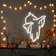 Brighten Your Halloween Party and Home with the Ghost Spooky Halloween LED Neon Sign - Perfect for Wall Art and Adding a Haunting Vibe to Bars and Events