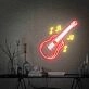 Brighten Up Your Space: Perfect for Home Decor, Office Ambiance, or as a Vibrant Addition to Bar, Pub, Club, and Live Show Settings with the Guitar Led Neon Sign Wall Art.