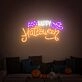 Brighten Up Your Spooky Celebrations and Home Ambiance with Halloween Decor LED Neon Sign for Parties, Events, and Wall Decor.