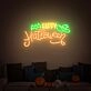 Brighten Up Your Spooky Celebrations and Home Ambiance with Halloween Decor LED Neon Sign for Parties, Events, and Wall Decor.