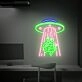 Add a whimsical touch to your bar or game room with Kidnapping Cow Led Neon Sign Cow Abduction Neon Light.