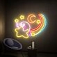 Brighten Your Gaming Space and Celebrate in Style: Kirby Stars Decor Gaming Room Decor Japanese Led Neon Sign for Home, Bars, and Weddings.