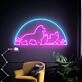 Bring the Jungle to Your Space: Lions Decor Neon Light Lionking Art LED Neon Sign, Perfect for Kids' Bedrooms, Playrooms, and Themed Parties.