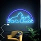 Bring the Jungle to Your Space: Lions Decor Neon Light Lionking Art LED Neon Sign, Perfect for Kids' Bedrooms, Playrooms, and Themed Parties.