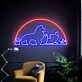 Bring the Jungle to Your Space: Lions Decor Neon Light Lionking Art LED Neon Sign, Perfect for Kids' Bedrooms, Playrooms, and Themed Parties.
