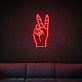 Peace Sign LED Neon Sign
