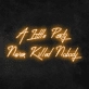 'A little party never killed anybody' Neon Sign