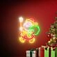 Brighten Your Festive Celebrations: Santa Claus Led Neon Sign Father Christmas Led Neon Sign for Home, Office, and Christmas Party Decorations.