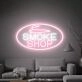 Brighten Your Space: Smoke Shop Led Neon Sign, Perfect for Home Decor, Bars, Offices, and Festive Celebrations