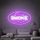 Brighten Your Space: Smoke Shop Led Neon Sign, Perfect for Home Decor, Bars, Offices, and Festive Celebrations