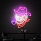 Elevate Your Space with "Smoking Skull Neon Lights Sign Handmade Artwork," Perfect for Home Decor, Offices, Bars, and Edgy Weddings.