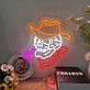 Elevate Your Space with "Smoking Skull Neon Lights Sign Handmade Artwork," Perfect for Home Decor, Offices, Bars, and Edgy Weddings.