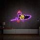 Brighten your child's bedroom and enchant playdates with Super Magical Girl Led Uv Neon Sign Wall Art Kids Room Decor.