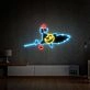 Brighten your child's bedroom and enchant playdates with Super Magical Girl Led Uv Neon Sign Wall Art Kids Room Decor.