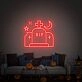 Elevate Your Halloween Celebration: Light Up Your Home, Office, or Spooky Event with the Tombstone Rip Wall Led Neon Sign.