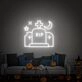 Elevate Your Halloween Celebration: Light Up Your Home, Office, or Spooky Event with the Tombstone Rip Wall Led Neon Sign.