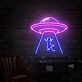 Brighten Your Nights: Ufo Led Neon Sign for Lively Home Ambiance, Bedroom Chic, and Electrifying Party Vibes