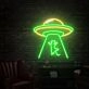 Brighten Your Nights: Ufo Led Neon Sign for Lively Home Ambiance, Bedroom Chic, and Electrifying Party Vibes