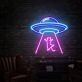 Brighten Your Nights: Ufo Led Neon Sign for Lively Home Ambiance, Bedroom Chic, and Electrifying Party Vibes