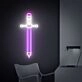 Brighten Your Special Celebrations: Wall Decor Custom Led Sign Birthday Present Neon Sign Sword for Weddings, Birthdays, and Home Bars.