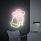 Enhance Your Space with Enchantment: Perfect for Home, Office, or Bar – Western Cowboy Cat Led Neon Sign Cowboy Hat Decor.