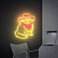 Enhance Your Space with Enchantment: Perfect for Home, Office, or Bar – Western Cowboy Cat Led Neon Sign Cowboy Hat Decor.