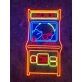 Level Up Your Gaming Room, Bar, or Party Ambiance with the Arcade Machine LED Neon Sign Game Machine Neon Sign