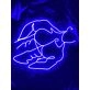 Brighten Your Bar, Club, or Gay Pride Event with Bikini Naked Male LED Neon Sign Gay Body Club Neon LED Sign Blue.