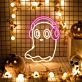 Light Up Your Spooky Celebrations and Cozy Corners with Boo Ghost Listen To Music Led Neon Sign - Perfect for Home Decor, Halloween Parties, and Unique Office Vibes.