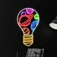 Brighten Up Your Space: Bulb Galaxy Led Neon Sign for Vibrant Home Decor, Office Ambiance, and Festive Christmas Celebrations.