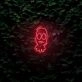 Sad Ghost LED Neon Sign